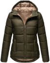 Marikoo Leandraa Damen Winter Jacke B927 Olive...