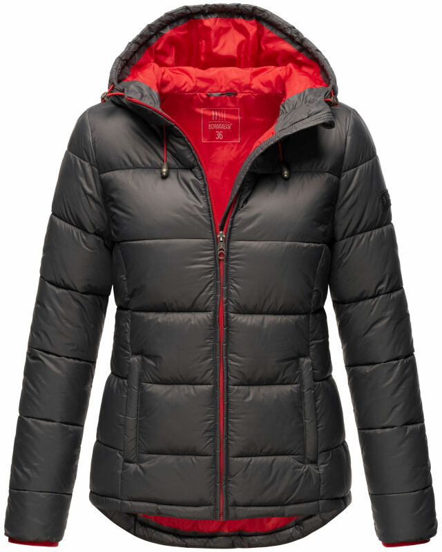 Marikoo Leandraa Damen Winter Jacke B927 Anthrazit Größe 36 - Gr. 36