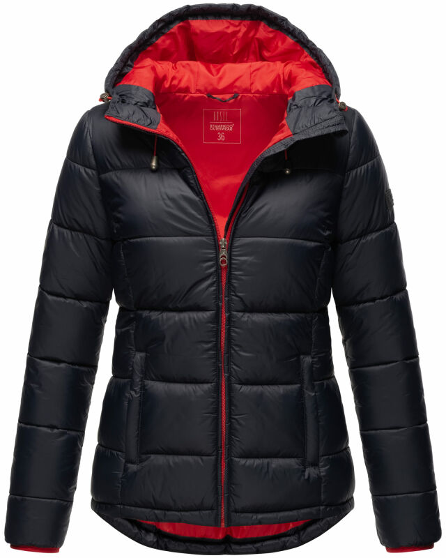 Marikoo Leandraa Damen Winter Jacke B927 Navy Größe 36 - Gr. 36
