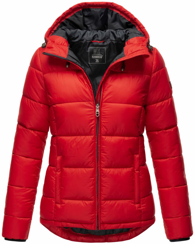 Marikoo Leandraa Damen Winter Jacke B927 Rot Größe 36 - Gr. 36