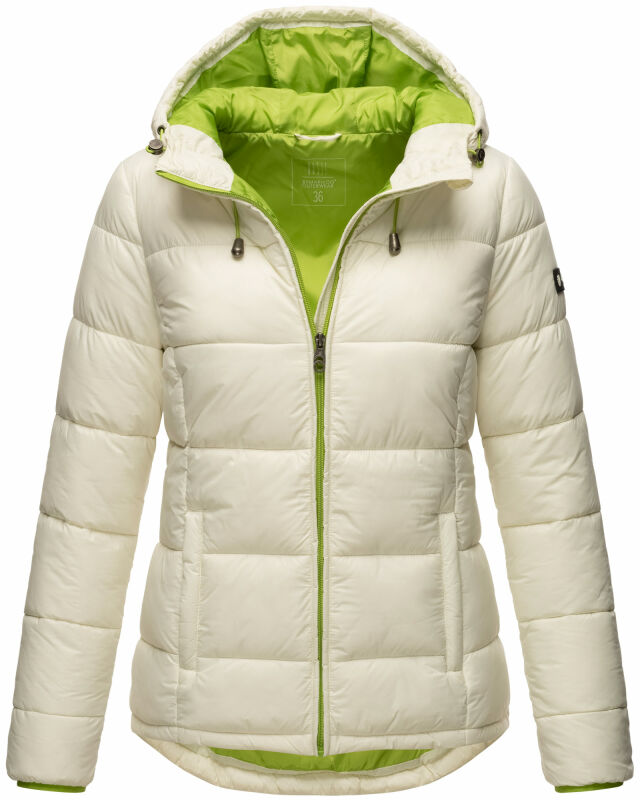 Marikoo Leandraa Damen Winter Jacke B927 Offwhite Größe 36 - Gr. 36