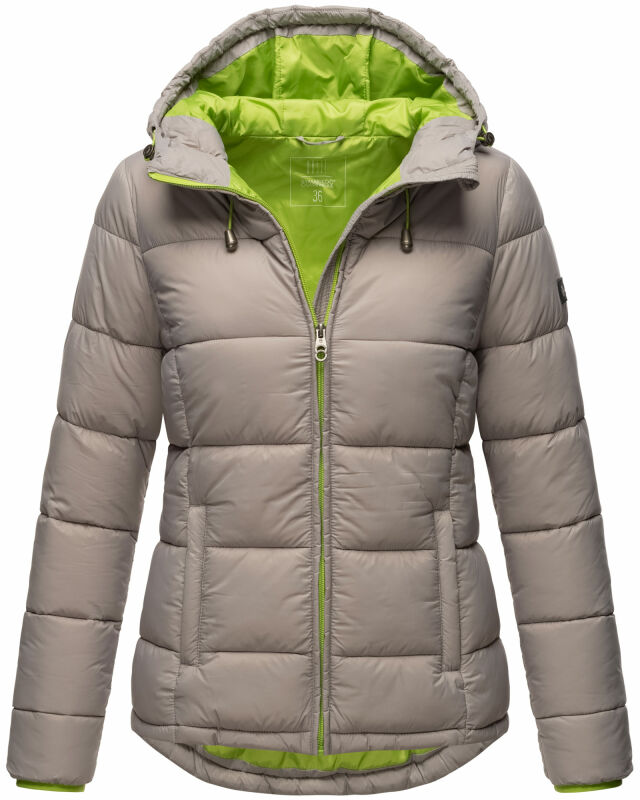 Marikoo Leandraa Damen Winter Jacke B927 Zink Grau Größe 36 - Gr. 36