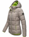 Marikoo Leandraa Damen Winter Jacke B927 Zink Grau Größe 36 - Gr. 36
