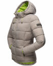 Marikoo Leandraa Damen Winter Jacke B927 Zink Grau Größe 36 - Gr. 36