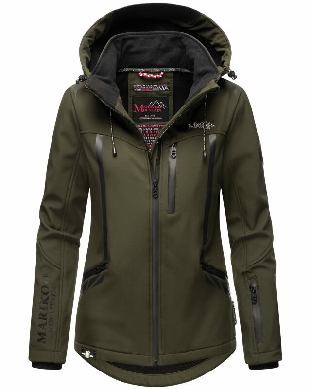 Marikoo Mountain Mount-Cho-Oyu Damen Jacke B928 Dark Olive Größe S - Gr. 36