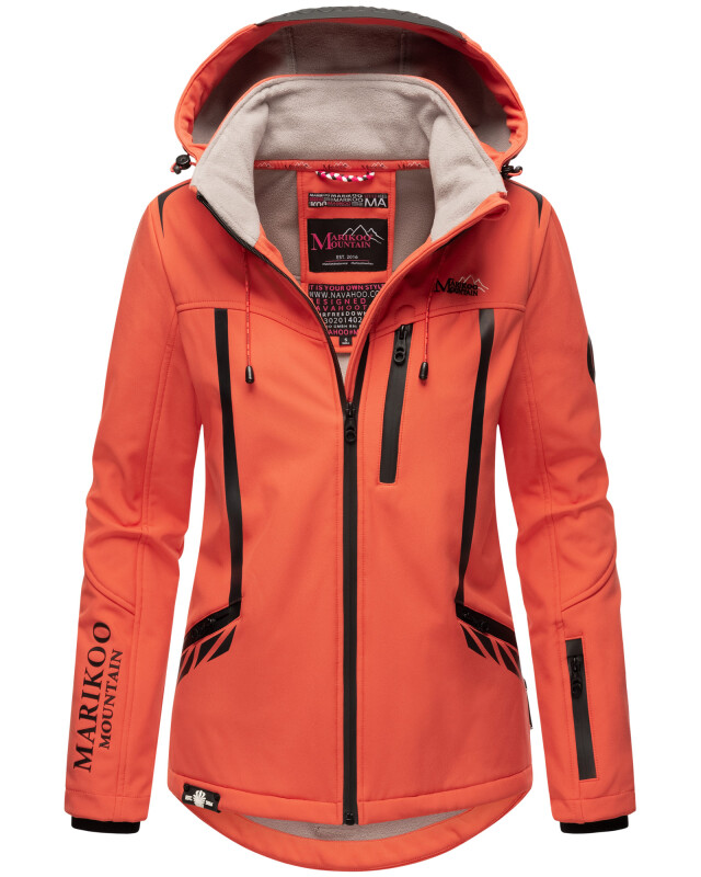 Marikoo Mountain Mount-Cho-Oyu Damen Jacke B928 Coral Größe XS - Gr. 34
