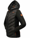 Marikoo Mountain Mount Haruna Damen Fleece Hybrid Jacke Wanderjacke B929 Schwarz Größe XS - Gr. 34