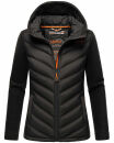 Marikoo Mountain Mount Haruna Damen Fleece Hybrid Jacke Wanderjacke B929 Schwarz Größe M - Gr. 38