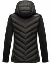 Marikoo Mountain Mount Haruna Damen Fleece Hybrid Jacke Wanderjacke B929 Schwarz Größe XL - Gr. 42