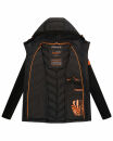 Marikoo Mountain Mount Haruna Damen Fleece Hybrid Jacke Wanderjacke B929 Schwarz Größe XL - Gr. 42