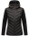 Marikoo Mountain Mount Haruna Damen Fleece Hybrid Jacke Wanderjacke B929 Schwarz Größe XL - Gr. 42