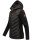 Marikoo Mountain Mount Haruna Damen Fleece Hybrid Jacke Wanderjacke B929 Schwarz Größe XL - Gr. 42