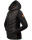 Marikoo Mountain Mount Haruna Damen Fleece Hybrid Jacke Wanderjacke B929 Schwarz Größe XL - Gr. 42