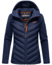 Marikoo Mountain Mount Haruna Damen Fleece Hybrid Jacke Wanderjacke B929 Navy Größe XS - Gr. 34