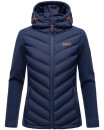 Marikoo Mountain Mount Haruna Damen Fleece Hybrid Jacke Wanderjacke B929 Navy Größe XS - Gr. 34
