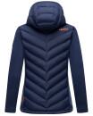 Marikoo Mountain Mount Haruna Damen Fleece Hybrid Jacke Wanderjacke B929 Navy Größe XS - Gr. 34