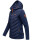 Marikoo Mountain Mount Haruna Damen Fleece Hybrid Jacke Wanderjacke B929 Navy Größe XS - Gr. 34