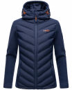 Marikoo Mountain Mount Haruna Damen Fleece Hybrid Jacke Wanderjacke B929 Navy Größe M - Gr. 38
