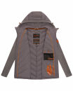 Marikoo Mountain Mount Haruna Damen Fleece Hybrid Jacke Wanderjacke B929 Grau Größe L - Gr. 40