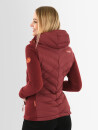 Marikoo Mountain Mount Haruna Damen Fleece Hybrid Jacke Wanderjacke B929 Bordeaux Größe XS - Gr. 34