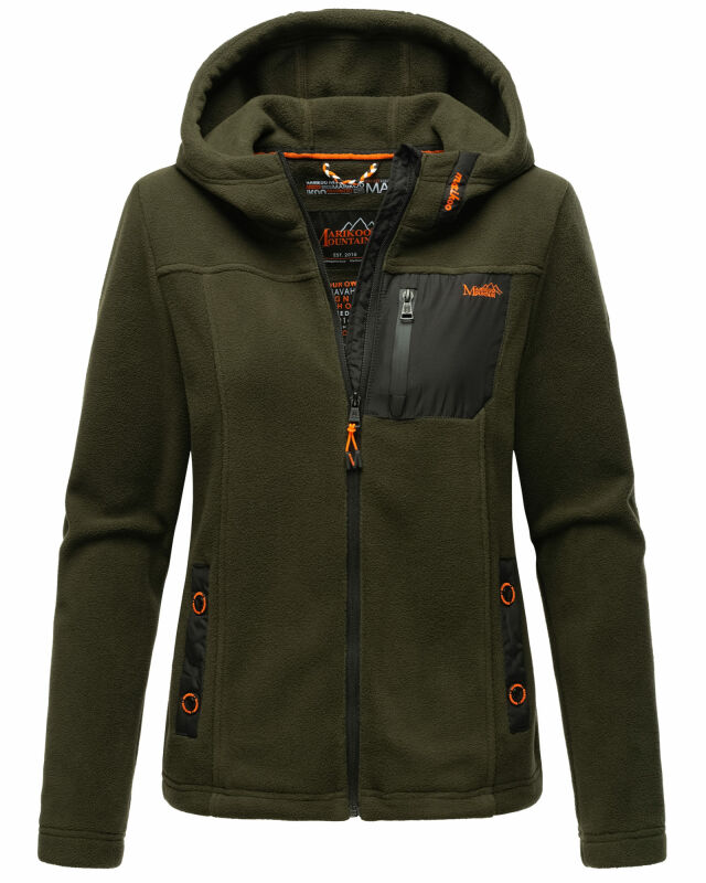 Marikoo Mount Iwaki Damen Fleecejacke B932 Olive Größe XS - Gr. 34