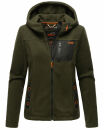 Marikoo Mount Iwaki Damen Fleecejacke B932 Olive...