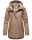 Navahoo Ocean Heart Damen Winterjacke B933 Taupe Größe XS - Gr. 34