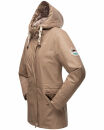 Navahoo Ocean Heart Damen Winterjacke B933 Taupe Größe S - Gr. 36