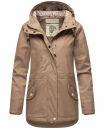 Navahoo Ocean Heart Damen Winterjacke B933 Taupe Größe M - Gr. 38