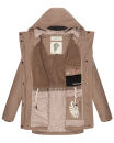Navahoo Ocean Heart Damen Winterjacke B933 Taupe Größe M - Gr. 38