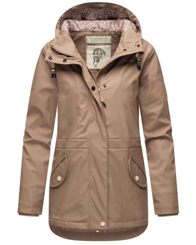 Navahoo Ocean Heart Damen Winterjacke B933 Taupe Größe XL - Gr. 42