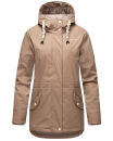 Navahoo Ocean Heart Damen Winterjacke B933 Taupe Größe XL - Gr. 42