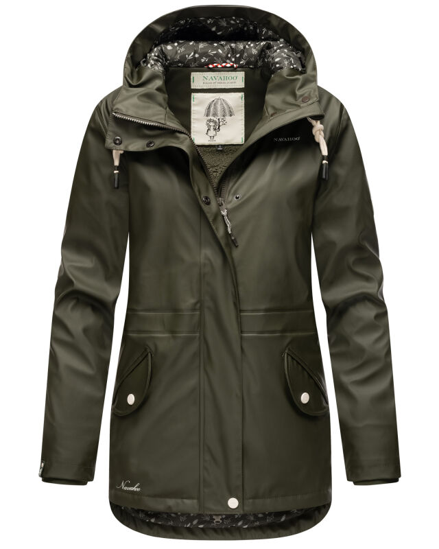 Navahoo Ocean Heart Damen Winterjacke B933 Dark Olive Größe M - Gr. 38