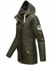 Navahoo Ocean Heart Damen Winterjacke B933 Dark Olive Größe XL - Gr. 42