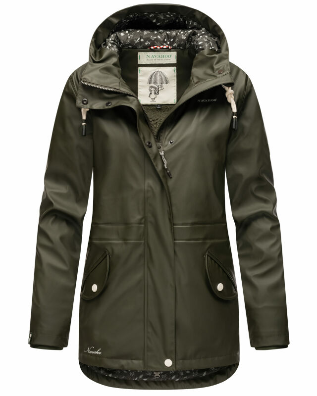 Navahoo Ocean Heart Damen Winterjacke B933 Dark Olive Größe XXL - Gr. 44