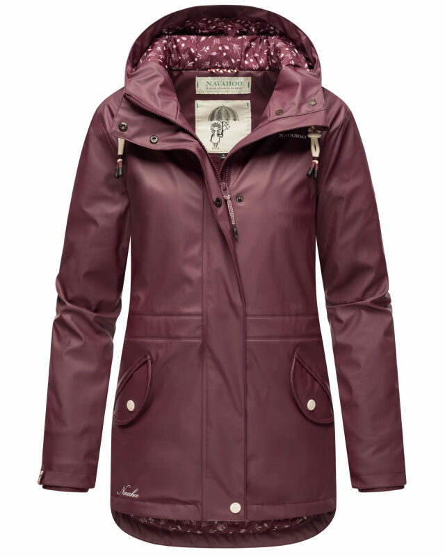 Navahoo Ocean Heart Damen Winterjacke B933 Weinrot Größe M - Gr. 38