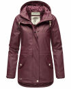 Navahoo Ocean Heart Damen Winterjacke B933 Weinrot Größe M - Gr. 38