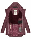 Navahoo Ocean Heart Damen Winterjacke B933 Weinrot Größe M - Gr. 38