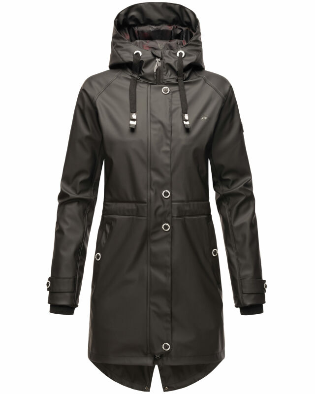 Navahoo Rainy Flower Damen Regenjacke B934 Schwarz Größe M - Gr. 38