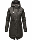 Navahoo Rainy Flower Damen Regenjacke B934 Schwarz Größe L - Gr. 40