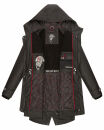 Navahoo Rainy Flower Damen Regenjacke B934 Schwarz Größe L - Gr. 40