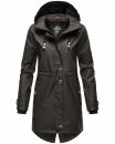 Navahoo Rainy Flower Damen Regenjacke B934 Schwarz Größe XXXL - Gr. 46
