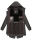 Navahoo Rainy Flower Damen Regenjacke B934 Anthrazit Größe XXXL - Gr. 46