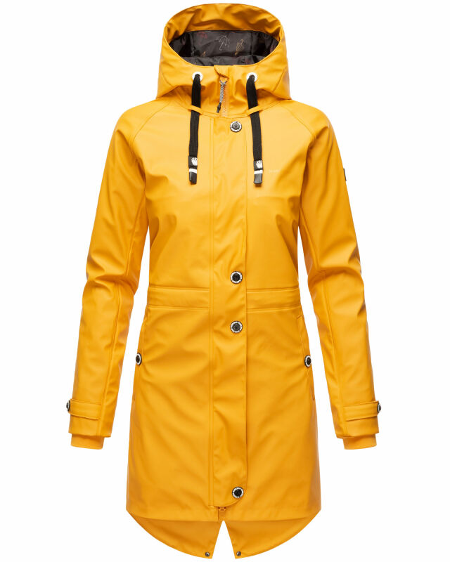 Navahoo Rainy Flower Damen Regenjacke B934 Amber Yellow Größe L - Gr. 40
