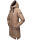 Navahoo Rainy Flower Damen Regenjacke B934 Taupe Größe L - Gr. 40
