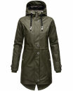 Navahoo Rainy Flower Damen Regenjacke B934 Dark Olive Größe XS - Gr. 34