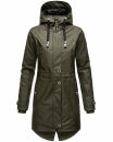 Navahoo Rainy Flower Damen Regenjacke B934 Dark Olive Größe L - Gr. 40