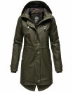 Navahoo Rainy Flower Damen Regenjacke B934 Dark Olive Größe XL - Gr. 42