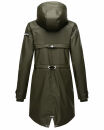 Navahoo Rainy Flower Damen Regenjacke B934 Dark Olive Größe XL - Gr. 42