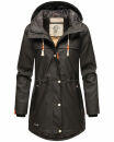 Navahoo Rainy Forest Damen Regenjacke B935 Schwarz Größe XXXL - Gr. 46